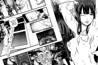 draw a comic page, webcomic or illustration in ink