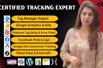 do tag manager,google analytics4,fb pixel,pinterest tracking,conversion tracking