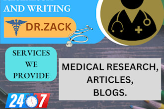 assist you with your medical research and writing