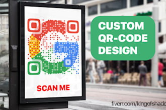 create a unique custom qr code design for your logo