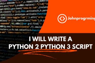 write a python 2 python 3 script