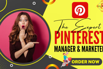 setup, manage, SEO optimize pinterest pins and boards for business fast