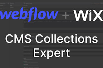 build the perfect webflow or wix cms collection data structure for your website