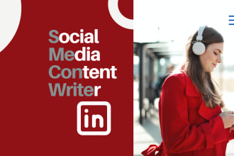 write relevant content for linkedin, instagram, and facebook
