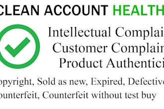 help you to remove complaints on your amazon account