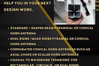 simulate and optimize any horn antenna as required by the user