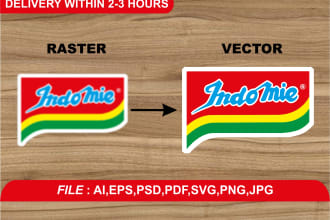 vector tracing image or logo, redraw, vectorize image, convert to vector
