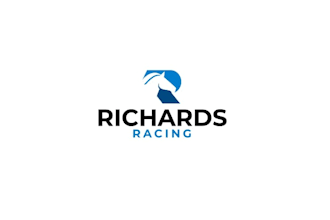 fresh modern leading racehorse trainer logo