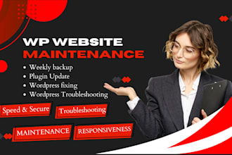 do wordpress website maintenance and wordpress support