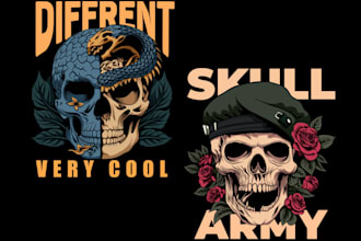 illustration vintage tshirt design