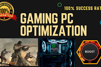 optimize, repair, fix gaming pc, fps boost, warzone, gta5 games remotely