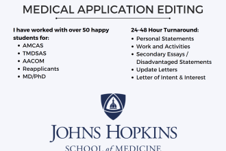 perfect your medical or dental school secondary as a hopkins med student