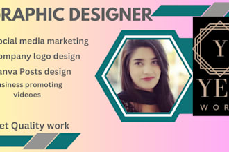 be your social media manager, design canvas templates, design business videos
