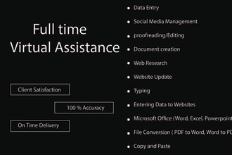 be your personal administrative virtual assistant