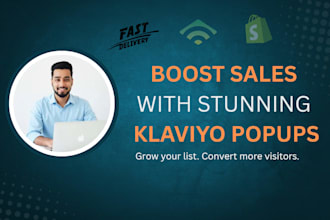 design high converting klaviyo popup, signup form