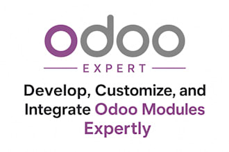 develop, customize, and integrate odoo modules expertly