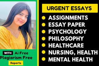 do nursing essay, psychology, mental health, healthcare, and public health