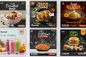 design attractive food flyer