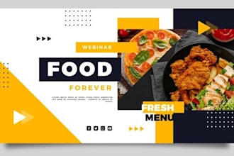 design attractive food flyer