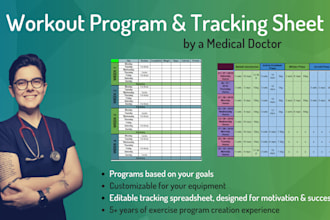 create a tailored fitness program and tracking tool