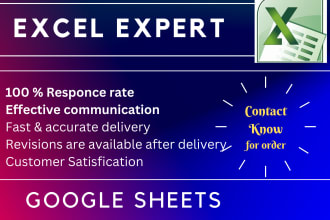 be expert in microsoft excel, google sheets, formula, macro, script, automation