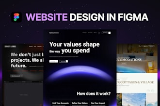 design a clean figma website and UI UX