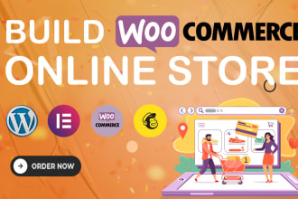 create wordpress woocommerce store or ecommerce store