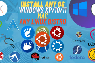 install macos, windows, and linux in virtualbox or vmware