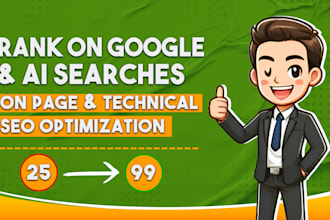 do ai search optimized website SEO and on page optimization