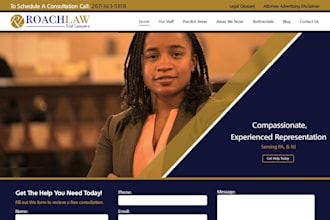 design lawyer website, attorney, legal, notary website, law firm website