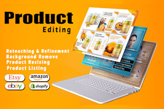 amazon, ebay, shopify etsy product image editing that sells