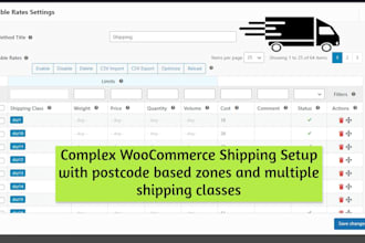 setup complex shipping rates on your ecommerce store