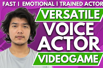 be your anime character voice actor for video game voice over