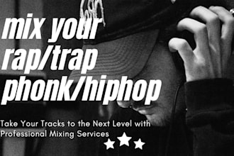 professionally master your trap, hiphop, phonk song