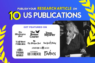 publish your research article or interview on 10 us news publications
