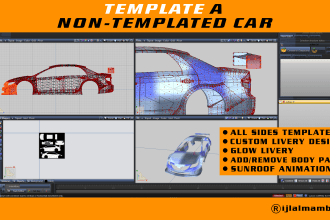 make template for any fivem car and livery