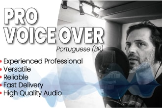 deliver the best professional portuguese voice over