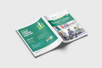 design a professional magazine or catalog layout