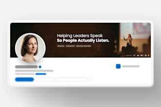 design a professional linkedin banner and complete visual brand