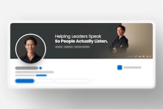 design a professional linkedin banner and complete visual brand