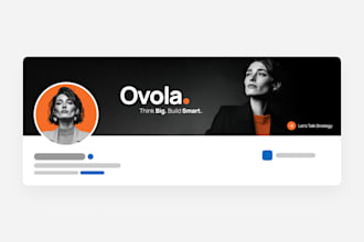 design a professional linkedin banner and complete visual brand