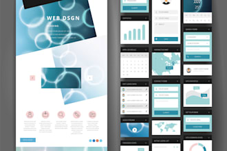 create modern landing page