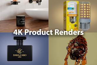create 3d product rendering for ecommerce