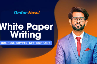 do professional white paper writing and designing