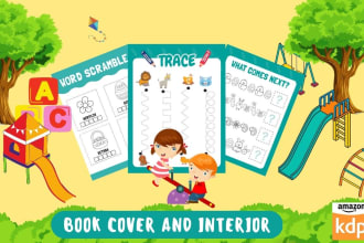 design activity books for kids with cover