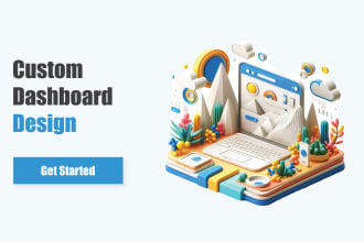 design a modern admin panel or dashboard UI UX