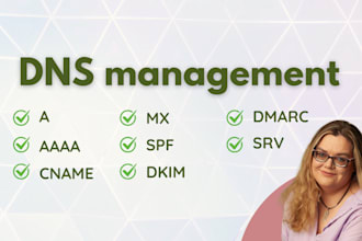 add or change dns records a, mx, cname, txt, srv, ns