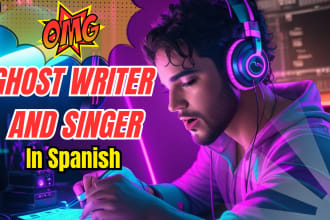 be your ghost writer and singer in spanish