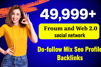 make 49,999 forum profile seo backlinks