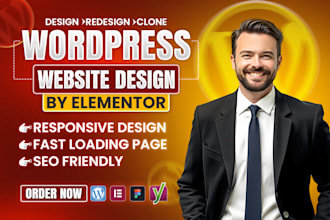 design redesign personal business wordpress website copy clone by elementor pro